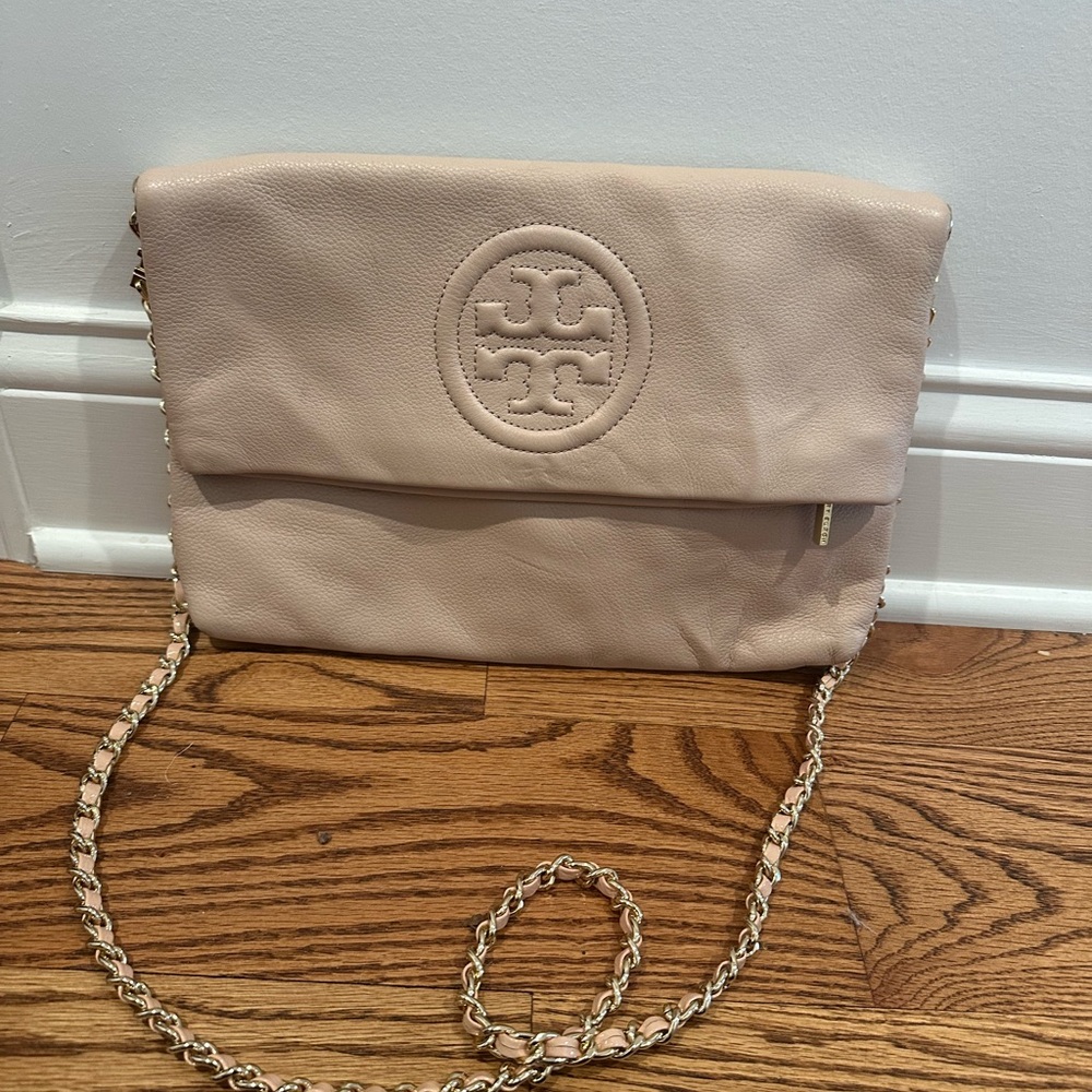 Tory Burch Tan Leather Crossbody Bag or Clutch